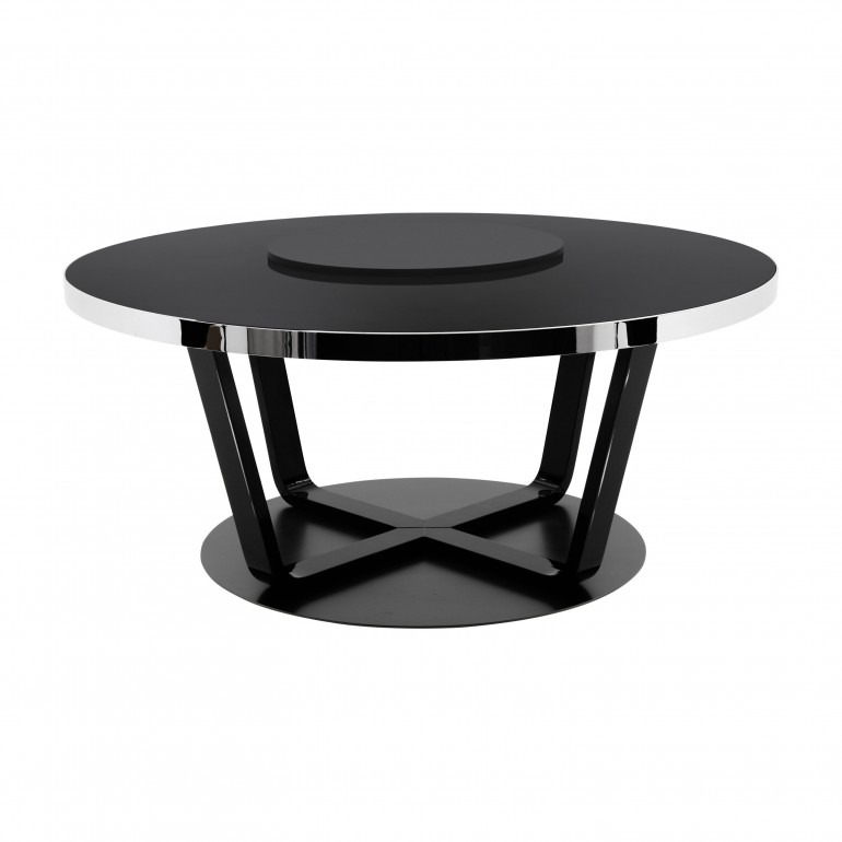 tavolo base metallo stile contemporaneo